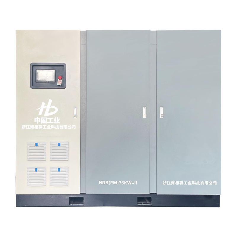 Dwustopniowa sprężarka dwustopniowa z mikroolejem o mocy 100 KM